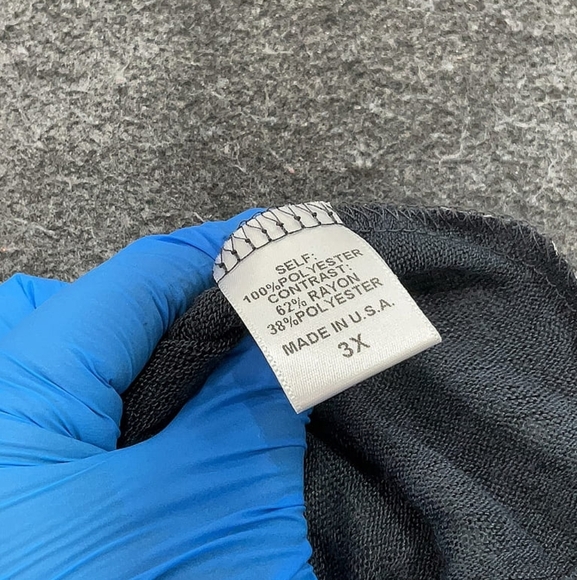 Bobeau Gray Snake Print Boho Top – Size 3X - Picture 5 of 5